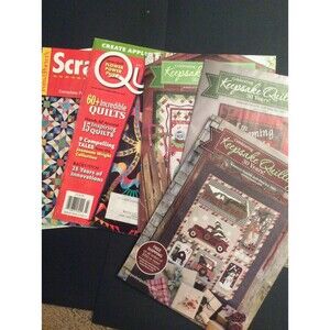 6 Quilting Magazines/Pamplets B21